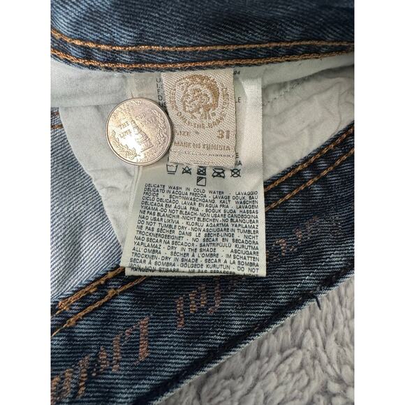 Men's Blue Straight Jeans - Picture 7 of 10